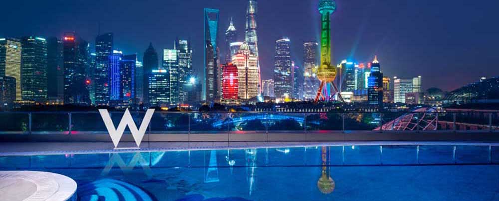 上海外滩W酒店游泳池
